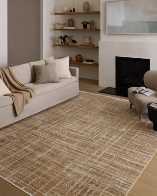 Loloi II Wade WAE-03 Clay / Silver Area Rug Lifestyle Image Feature