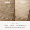 Loloi II Wade WAE-03 Clay / Silver Area Rug Lifestyle Image Feature