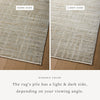 Loloi II Wade WAE-03 Mist / Gold Area Rug Lifestyle Image Feature
