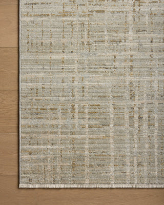 Loloi II Wade WAE-03 Mist / Gold Area Rug Corner Image