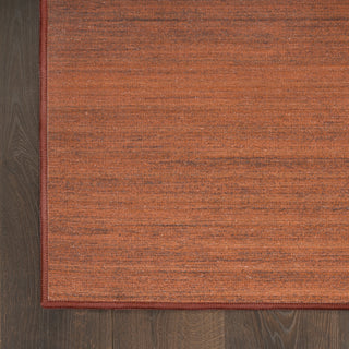Nourison Washable Essentials WAE01 Brick Area Rug Detail Image