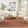 Nourison Washable Essentials WAE01 Brick Area Rug Room Image Feature