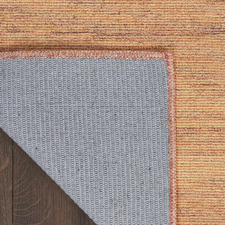 Nourison Washable Essentials WAE01 Copper Area Rug Corner Image