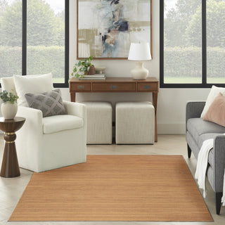 Nourison Washable Essentials WAE01 Copper Area Rug Room Image Feature