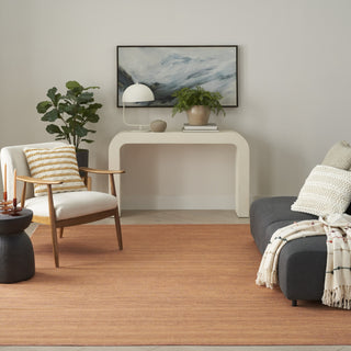 Nourison Washable Essentials WAE01 Copper Area Rug Room Image Feature