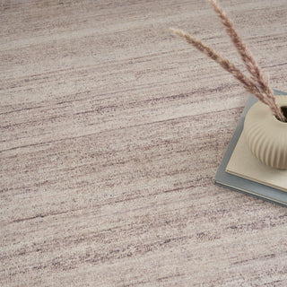 Nourison Washable Essentials WAE01 Ivory Mocha Area Rug Corner Image