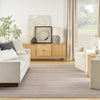 Nourison Washable Essentials WAE01 Ivory Mocha Area Rug Room Image Feature