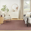 Nourison Washable Essentials WAE01 Mocha Area Rug Room Image Feature