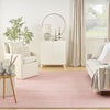 Nourison Washable Essentials WAE01 Pink Area Rug Room Image Feature