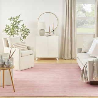 Nourison Washable Essentials WAE01 Pink Area Rug Room Image Feature