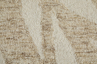 Feizy Wallace 8A37F Tan/Ivory Area Rug Corner Image
