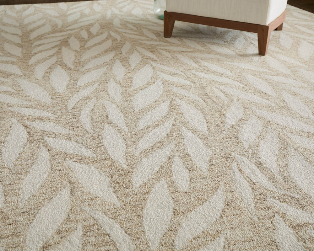 Feizy Wallace 8A37F Tan/Ivory Area Rug Lifestyle Image Feature