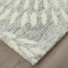 Feizy Wallace 8A38F Gray/Ivory Area Rug Corner 