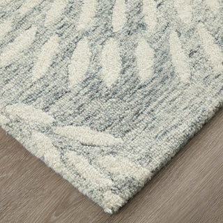 Feizy Wallace 8A38F Gray/Ivory Area Rug Corner 