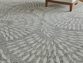 Feizy Wallace 8A38F Gray/Ivory Area Rug Room Scene 2