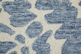 Feizy Wallace 8A39F Blue/Ivory Area Rug Close Up