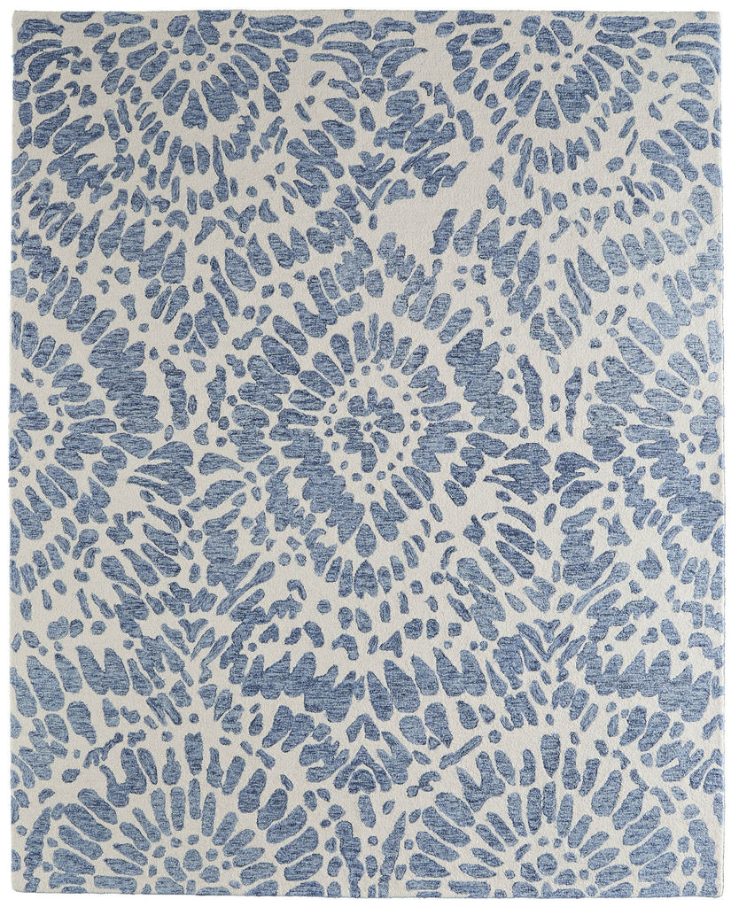 Feizy Wallace 8A39F Blue/Ivory Area Rug main image