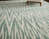 Feizy Wallace 8A40F Blue/White Area Rug Room Scene 2