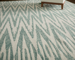 Feizy Wallace 8A40F Blue/White Area Rug Room Scene 2