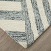 Feizy Wallace 8A42F Gray/Ivory Area Rug Corner 