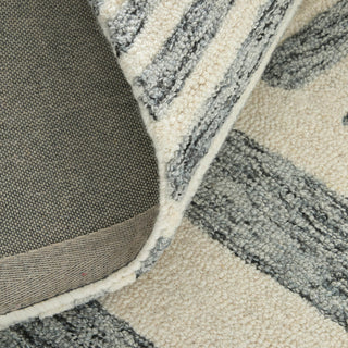 Feizy Wallace 8A42F Gray/Ivory Area Rug Detail Image