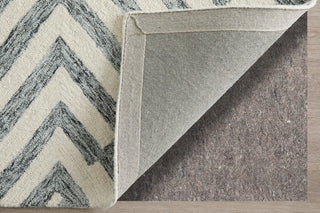 Feizy Wallace 8A42F Gray/Ivory Area Rug Backing