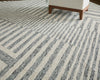 Feizy Wallace 8A42F Gray/Ivory Area Rug Room Scene 2
