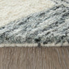 Feizy Wallace 8A42F Gray/Ivory Area Rug Edge
