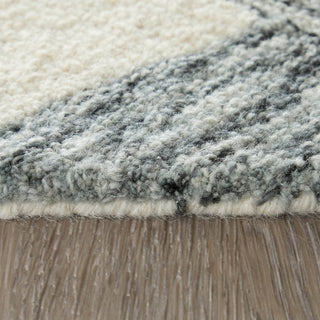 Feizy Wallace 8A42F Gray/Ivory Area Rug Edge