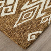 Feizy Wallace 8A43F Brown/White Area Rug Corner 