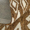 Feizy Wallace 8A43F Brown/White Area Rug Detail Image
