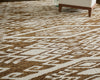 Feizy Wallace 8A43F Brown/White Area Rug Room Scene 2