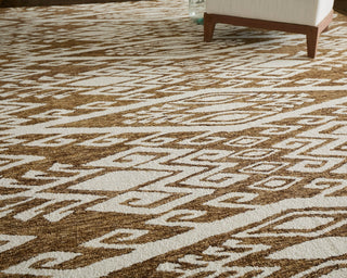 Feizy Wallace 8A43F Brown/White Area Rug Room Scene 2