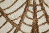 Feizy Wallace 8A44F White/Brown Area Rug Close Up