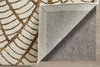 Feizy Wallace 8A44F White/Brown Area Rug Backing