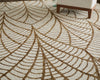 Feizy Wallace 8A44F White/Brown Area Rug Room Scene 2