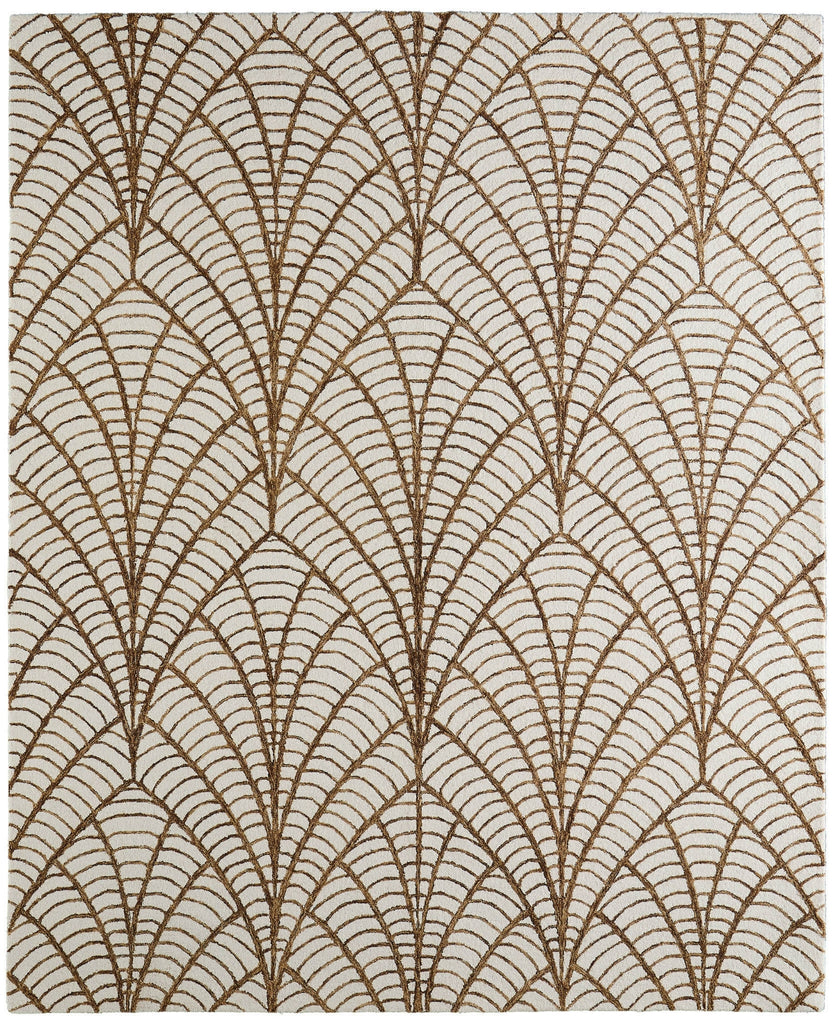 Feizy Wallace 8A44F White/Brown Area Rug main image