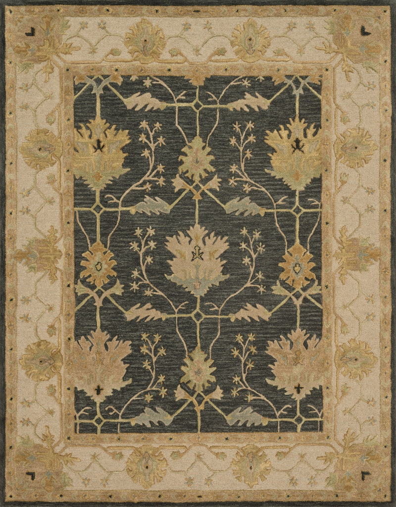 Loloi Walden WD-02 Charcoal / Oatmeal Area Rug main image