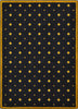 Joy Carpets Any Day Matinee Walk of Fame Black Area Rug