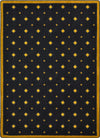 Joy Carpets Any Day Matinee Walk of Fame Black Area Rug