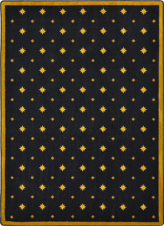 Joy Carpets Any Day Matinee Walk of Fame Black Area Rug