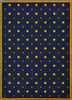 Joy Carpets Any Day Matinee Walk of Fame Navy Area Rug