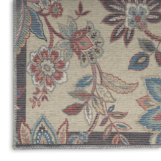 Nourison Washables Collection WAW01 Beige Area Rug by Waverly Texture Image