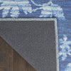 Nourison Washables Collection WAW02 Blue Area Rug by Waverly Corner Image
