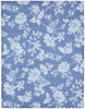 Nourison Washables Collection WAW02 Blue Area Rug by Waverly Main Image