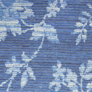 Nourison Washables Collection WAW02 Blue Area Rug by Waverly Swatch Image