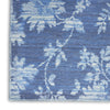 Nourison Washables Collection WAW02 Blue Area Rug by Waverly Texture Image