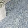 Nourison Washables Collection WAW03 Aqua Area Rug by Waverly Corner Image