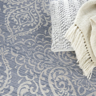 Nourison Washables Collection WAW03 Slate Area Rug by Waverly Corner Image