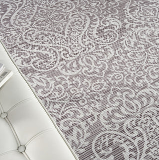 Nourison Washable Collection WAW03 Stone Area Rug by Waverly Corner Image